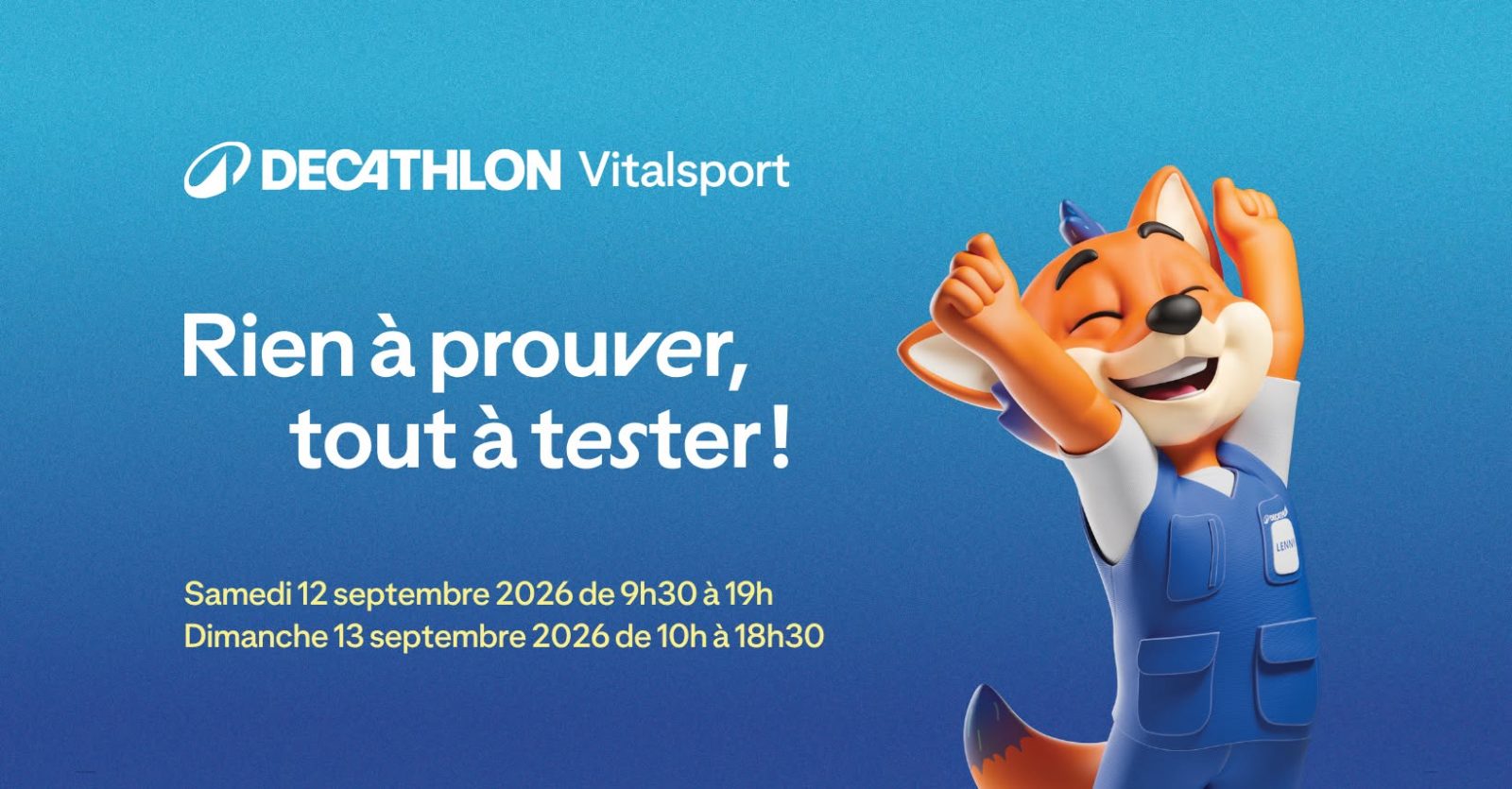 Vitalsport 2026 Decathlon Troyes Lavau