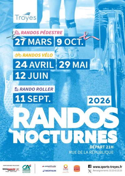 Rando nocturne Roller Ville de Troyes