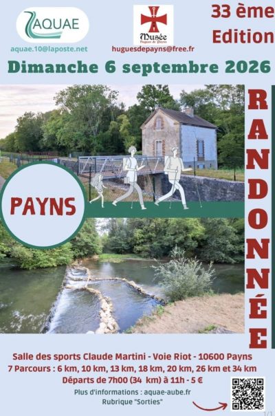 33e édition de la randonnée Aquae Aube