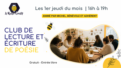 Club lecture et d’écriture de poésie