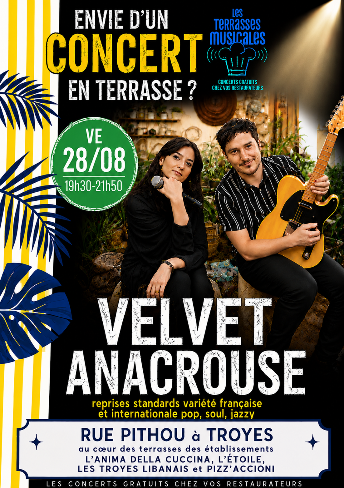 Concert du Duo Troyen “Velvet Anacrouse”