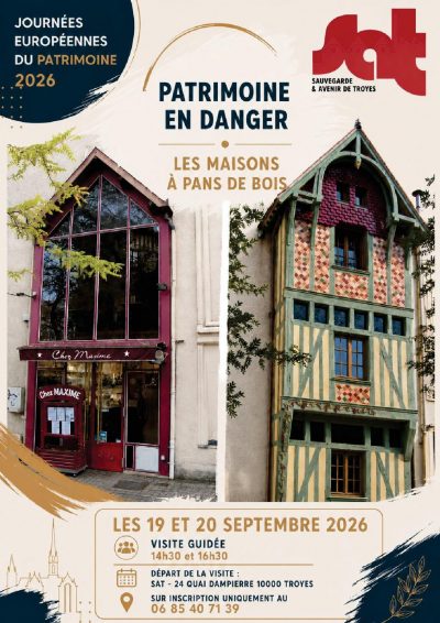 Visite guidée – Patrimoine en danger : les maisons à pans de bois