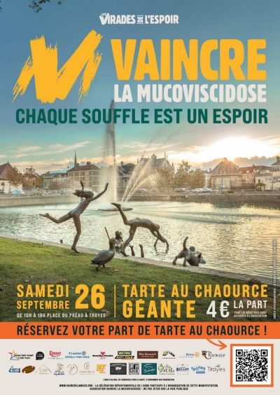 Virades de l’Espoir – Vente de tarte au Chaource