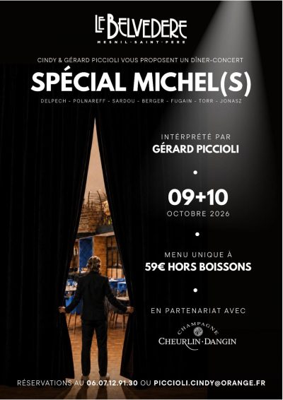 Dîner-concert spécial Michel(s) au Belvédère