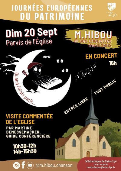 Journées Européennes du Patrimoine à Saint-Lyé