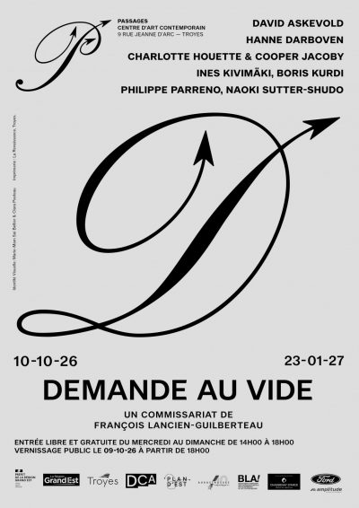Vernissage de l’exposition “Demande au Vide”