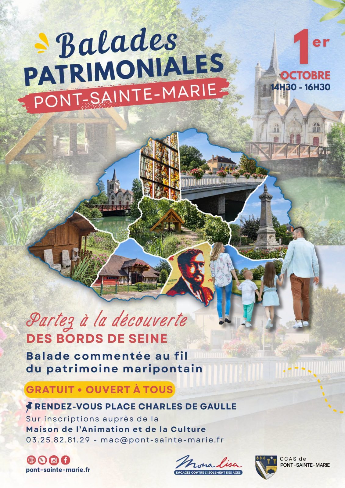 Balades patrimoniales : à la découverte de Pont-Sainte-Marie