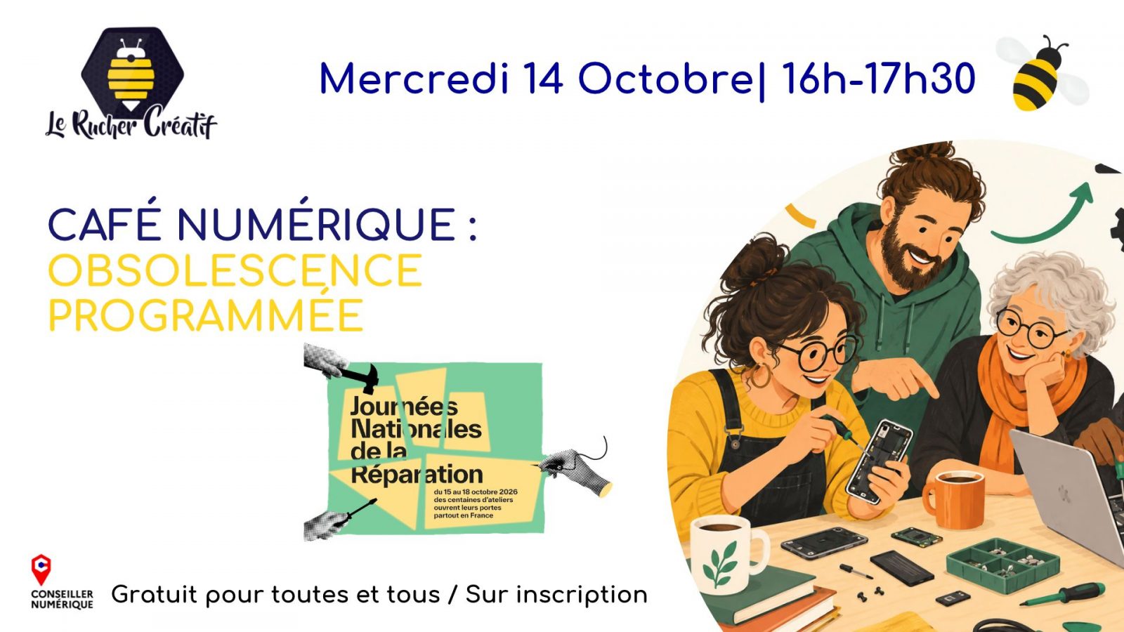 Café numérique : obsolescence programmée