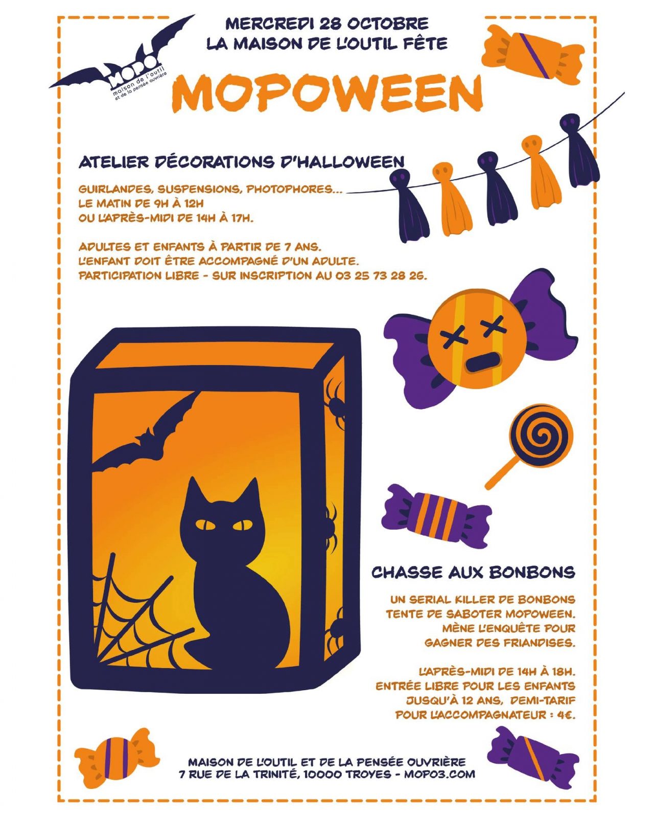 MOPOWEEN – Halloween à la Maison de l’Outil et de la Pensée Ouvrière