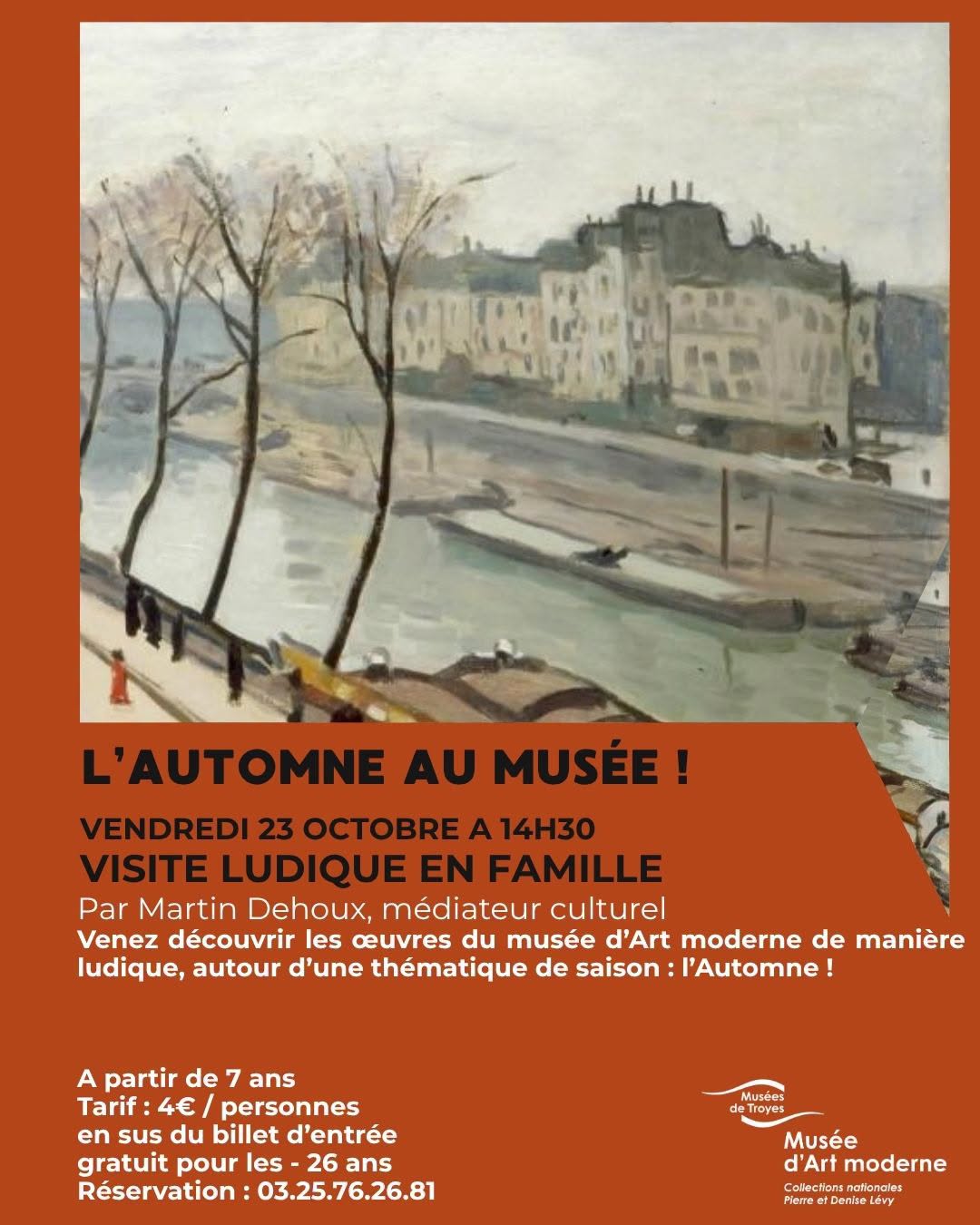 Visite ludique en famille : L’automne au musée !