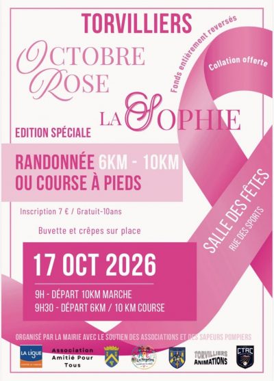 Octobre Rose – Edition spéciale “la Sophie”