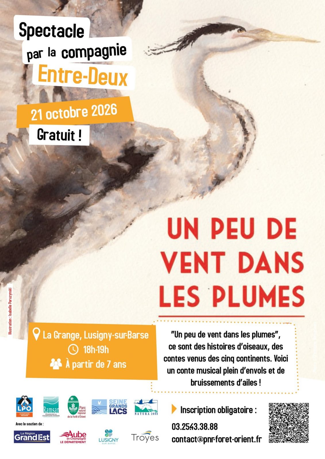 Spectacle « Un peu de vent dans les plumes »