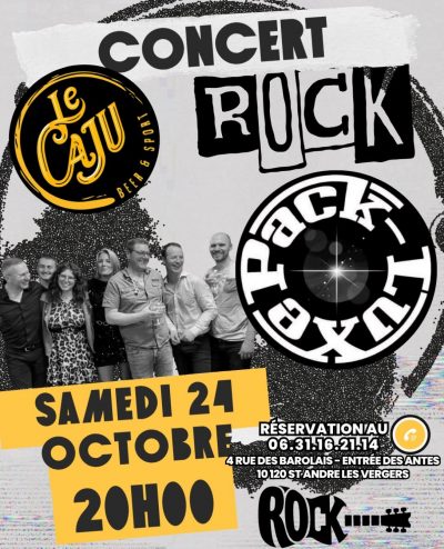 Concert live des Pack-Luxe au Caju
