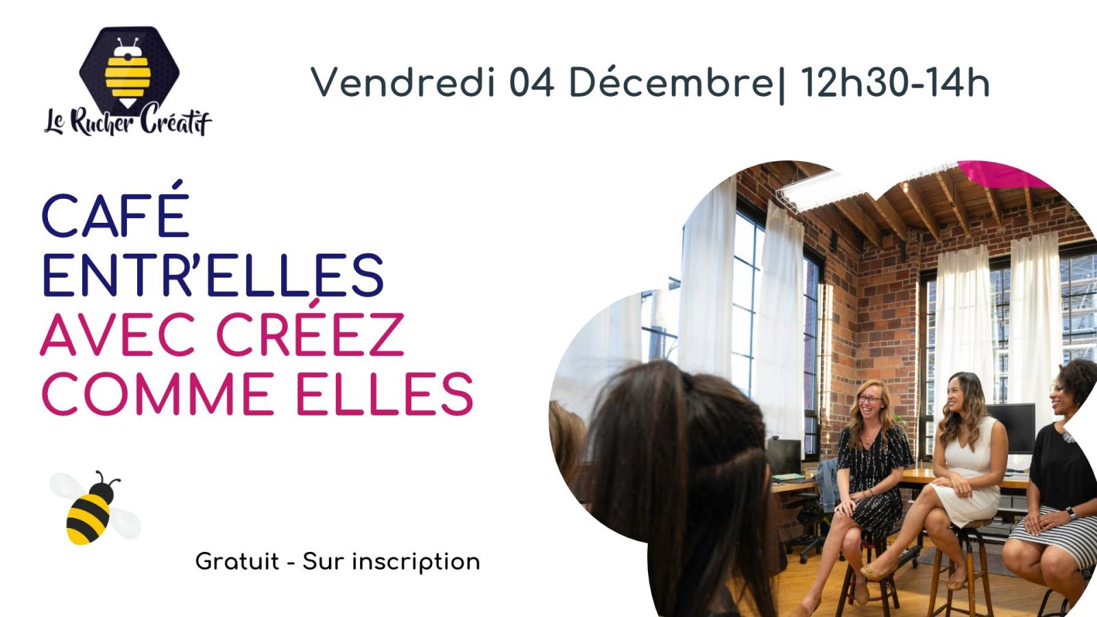 Café Entr’Elles avec Créez Comme Elles