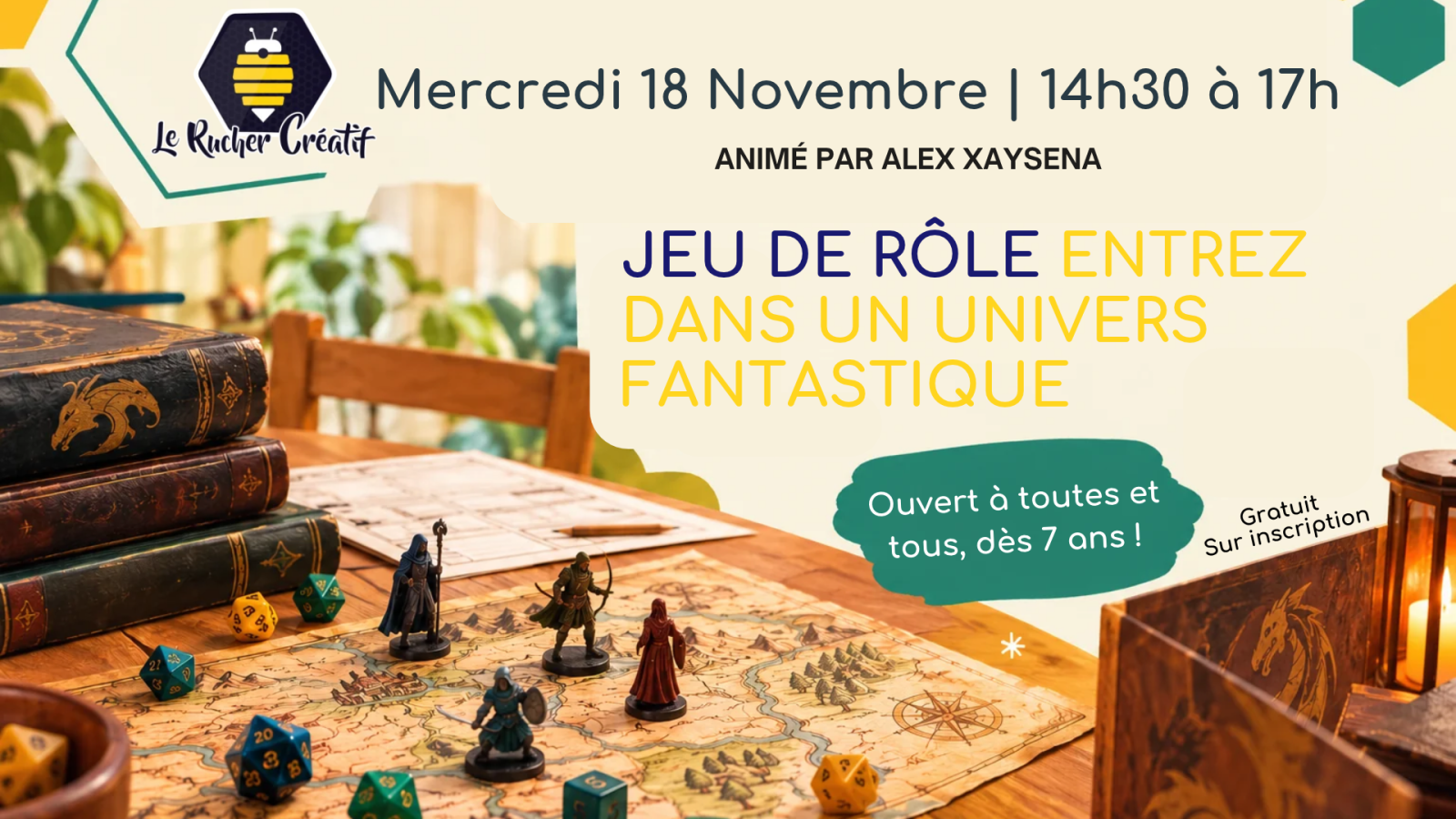 Café Bourdonnant : jeu de rôle – Entrez dans un univers fantastique